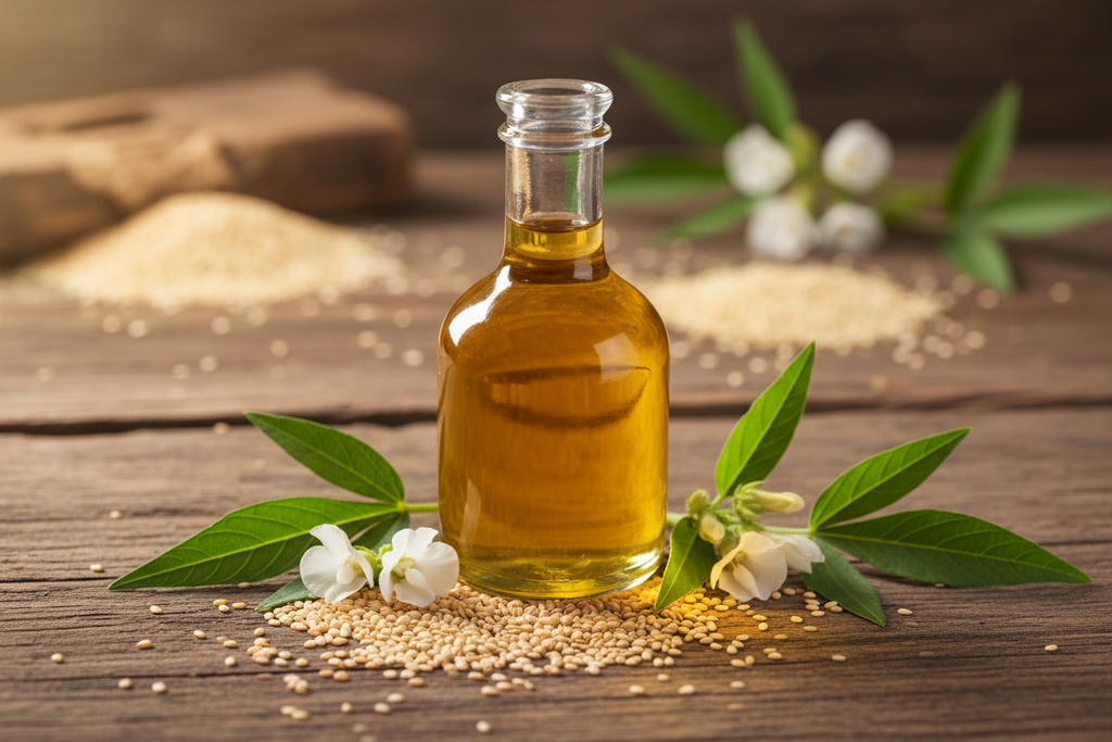 Premium Cold-Pressed Sesame Oil | 100% Pure & Natural | For Cooking, Massage & Ayurveda